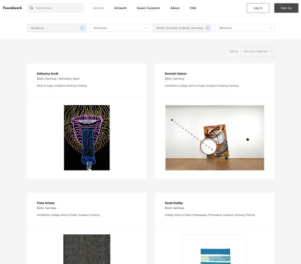 artist research landing page artist research landing page