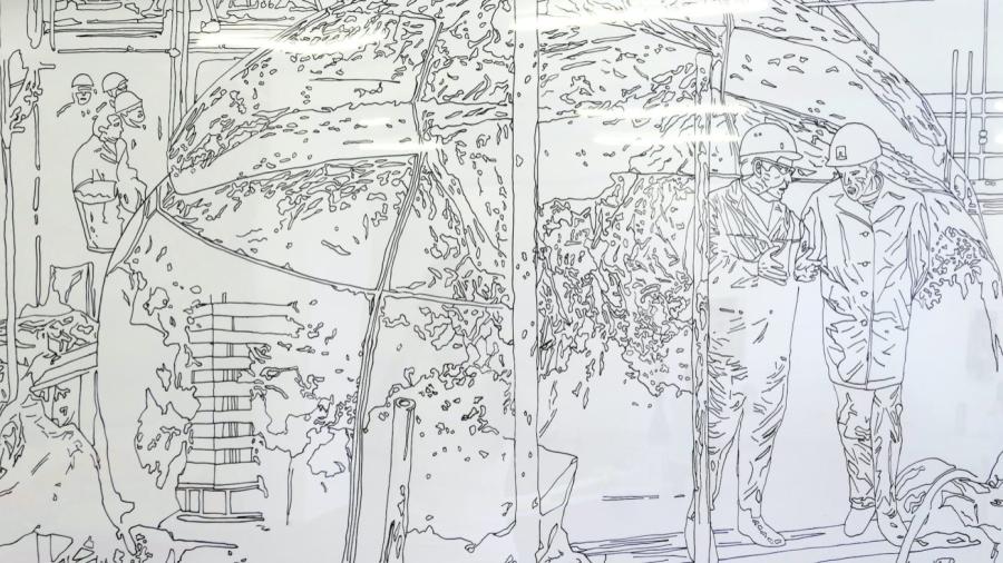 Barbara Holub, Die Welt wieder verzaubern ( drawing detail)