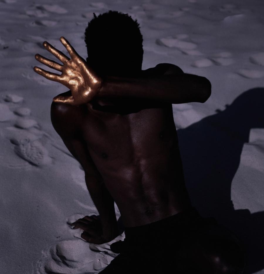 Eden on the Beach, Cape Town, 2025, black block mounted c-print, 42 cm x 29.7 cm